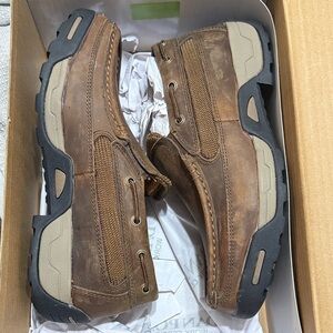 Dan Post Brown Leather Loafers